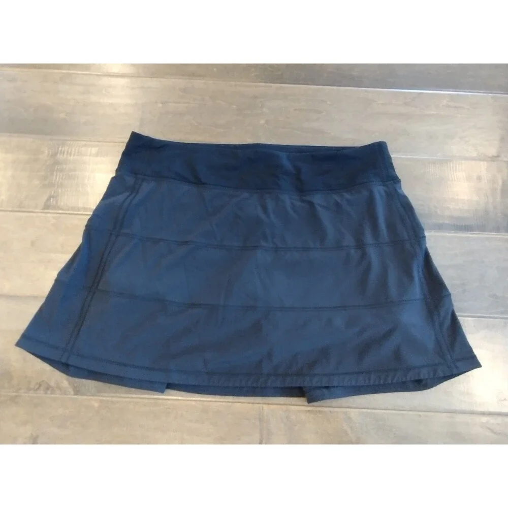 LULULEMON Women's EUC black Pace Rival tennis Skirt Skort - size 10